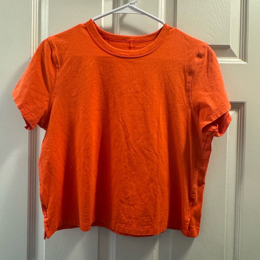 Lululemon Orange T-Shirt